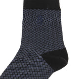 Gale M Qua Socks In Bk/Gy/Bk