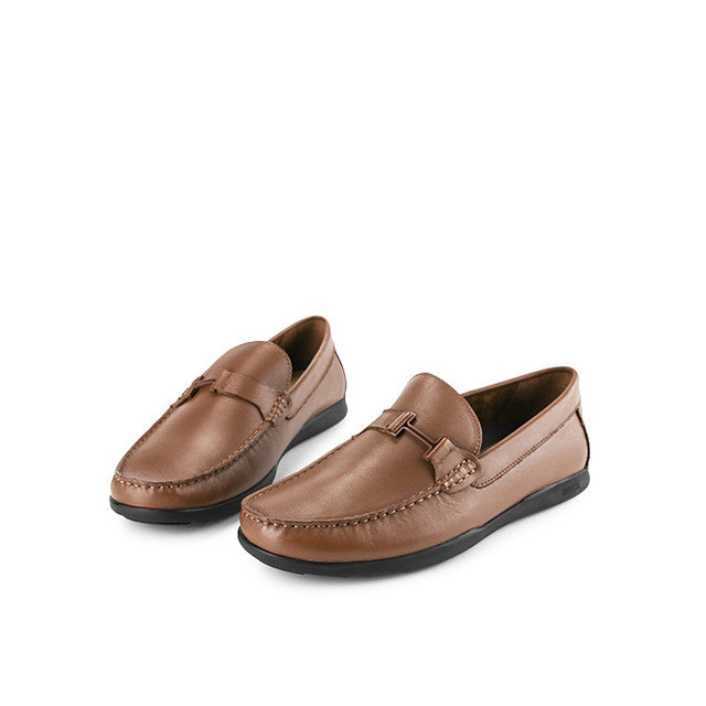 Morgen Buckle Loafer In Tan