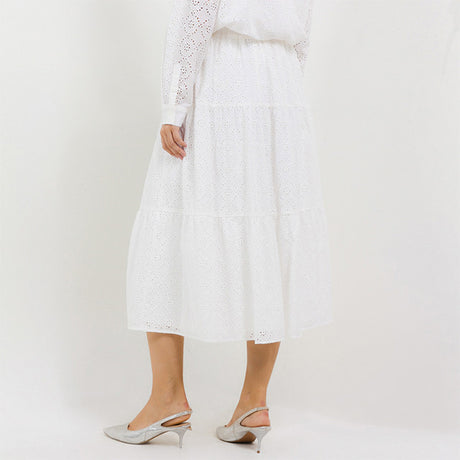 Linen Kemiri In White