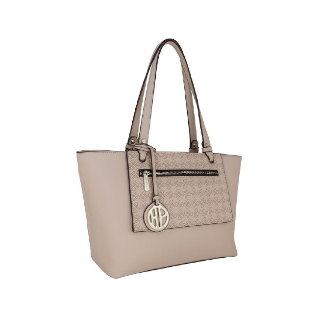 Mono Tote (M) In Beige