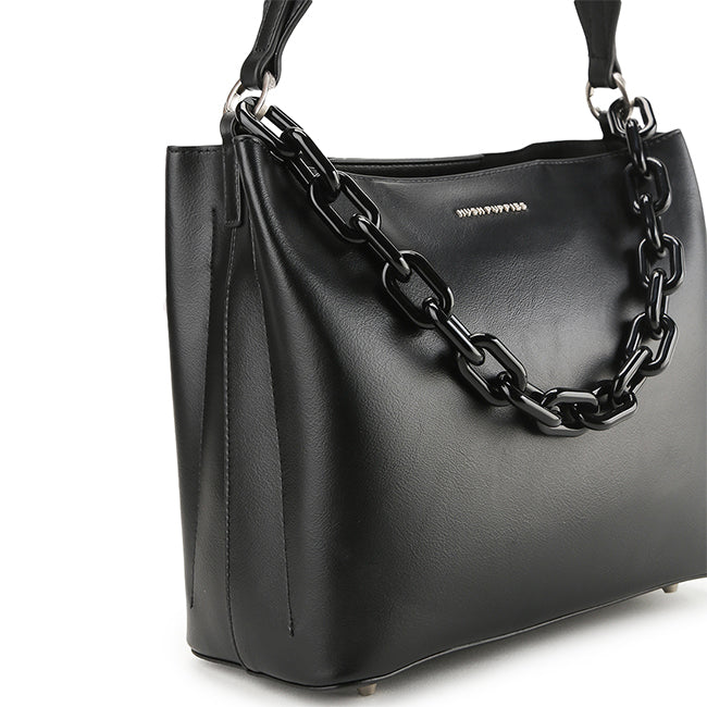 Linsie Satchel (L) In Black