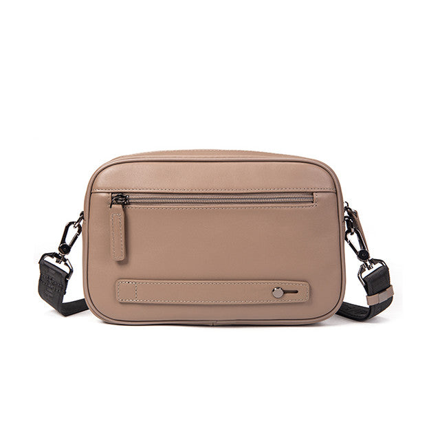 Moon Clutch/Messenger Bag In Taupe