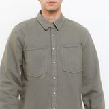 Hush Puppies Pakaian Denim Pria Alamon In Light Olive