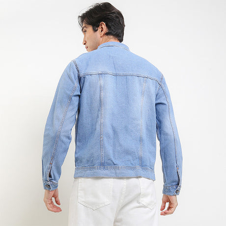 Hush Puppies Pakaian Denim Pria Duny In Light Blue