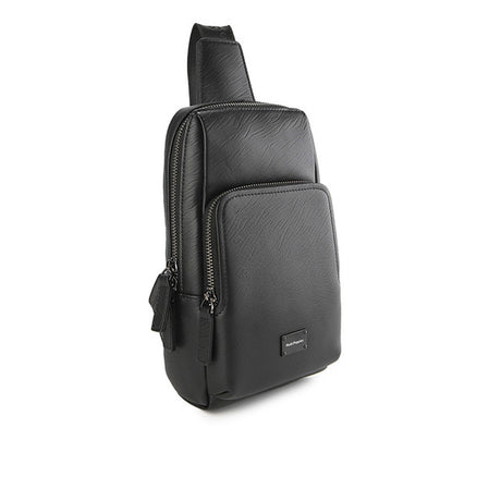 Hush Puppies Tas Pria Madison Chest Bag In Black