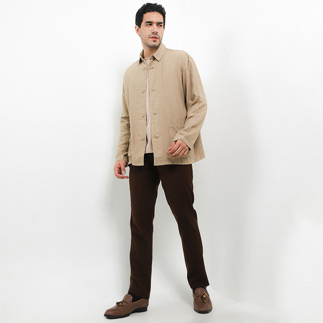 Linen Kimoto In Khaki