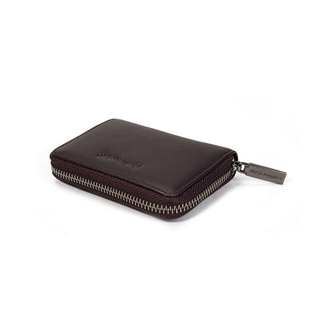 Noriko Card Holder In Dark Brown
