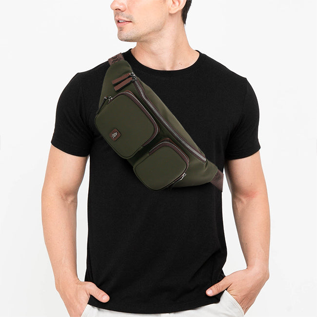 Eagle Waist Bag In Green