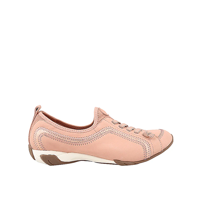 Sneakers Ladies Casual - Qualify In Pale Peach Nubuck
