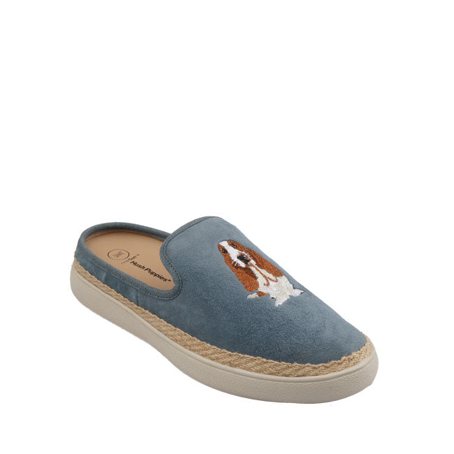 Hush Puppies Sepatu Slip On Wanita Chelsea In Light Blue
