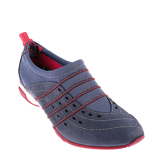 Hush Puppies Sepatu Slip On Wanita Energize In Navy Nubuck