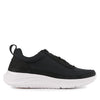 Hush Puppies Sepatu Sneaker Wanita Elevate Laceup In Bold Black Textile