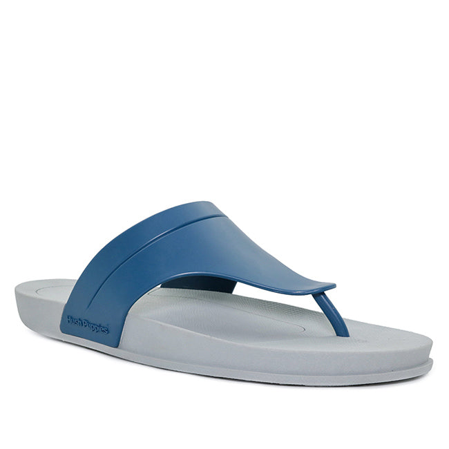 Hush Puppies Sandal Pria Bricks Ii - Toepost In Blue