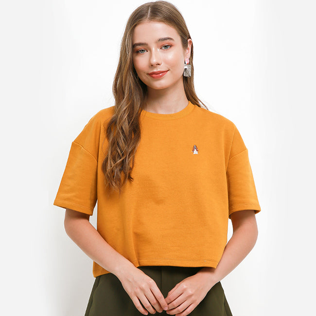 Hush Puppies Pakaian Kaos Wanita Vaia In Mustard