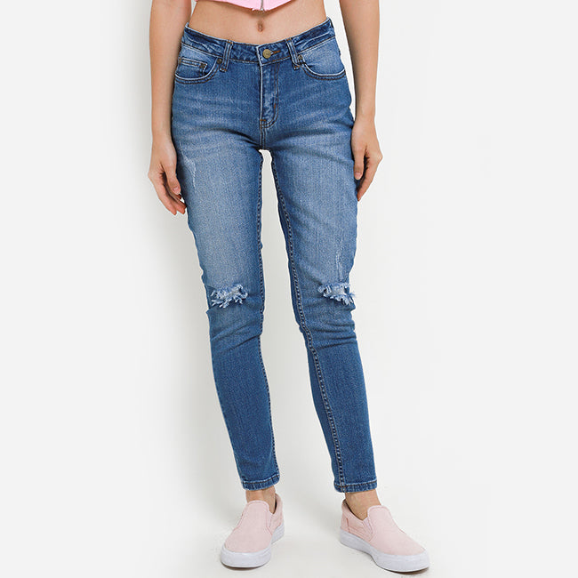 Hush Puppies Pakaian Pants Wanita Hopper 4 In Light Blue