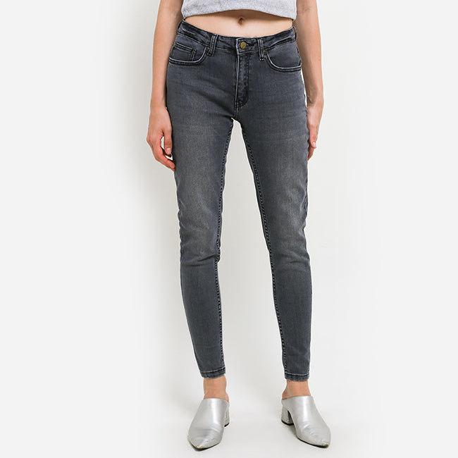 Hush Puppies Pakaian Denim Wanita Yara 4 In Gray