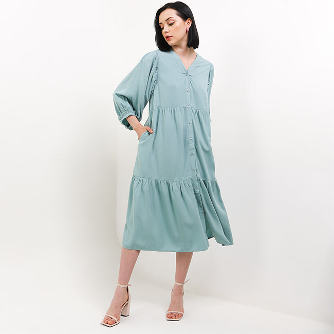 Hush Puppies Pakaian Dress Wanita Nymeria In Mint