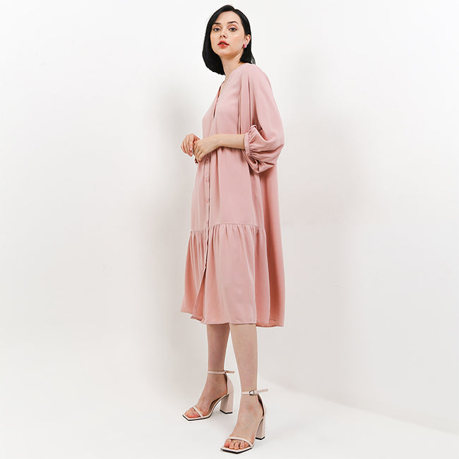 Hush Puppies Pakaian Dress Wanita Nymeria In Pink