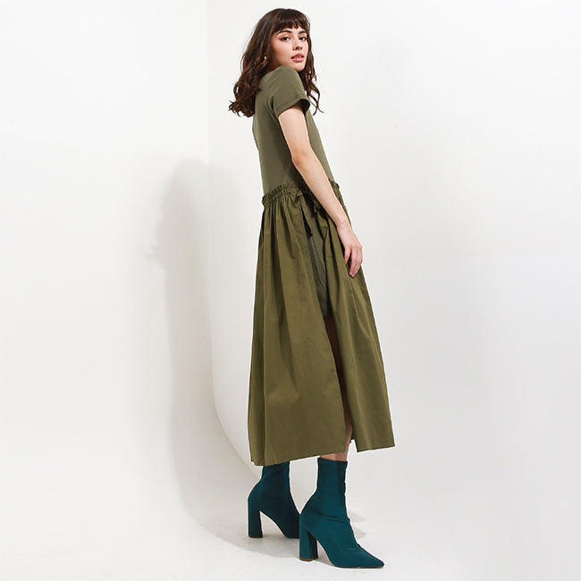 Hush Puppies Pakaian Dress Wanita Kelly In Olive