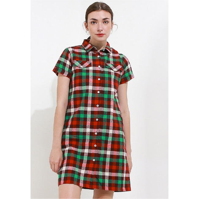 Hush Puppies Pakaian Dress Wanita Lesta In Red