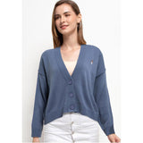 Hush Puppies Pakaian Cardigan Wanita Genae In Blue