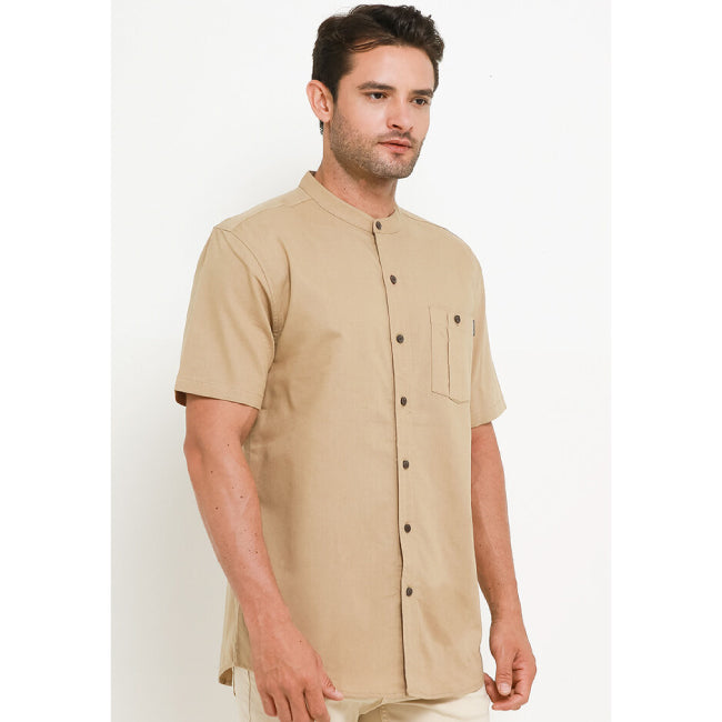 Hush Puppies Pakaian Kemeja Pria Damascus In Brown