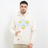 Hoodie Be Kind X Smileyworld Hoodie In Cream