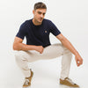 Hush Puppies Pakaian Kaos Pria Leviero Crew 2 In Navy