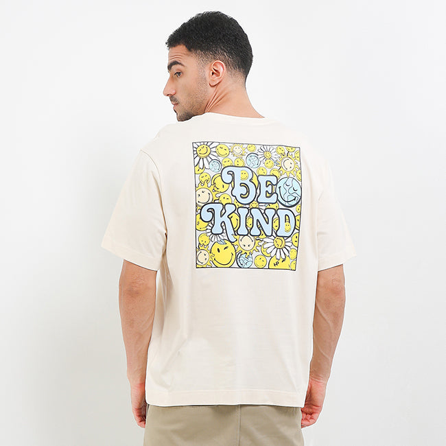 T-Shirt Be Kind X Smileyworld Tee In Cream
