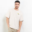 T-Shirt Bassethound X Smileyworld Tee In Beige