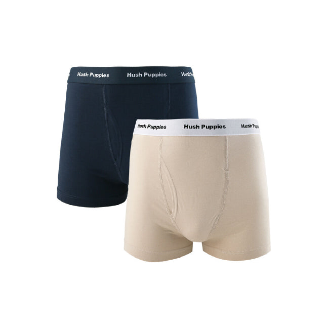 Hush Puppies Pakaian Underwear Pria Classic Knit Boxer In Multi Color