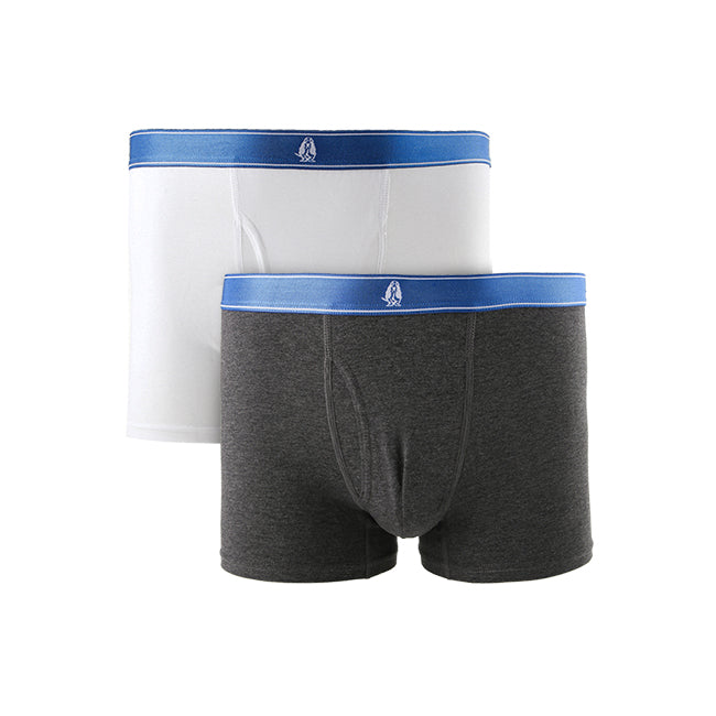 Pimasp2 Boxer In White / Dark Gray