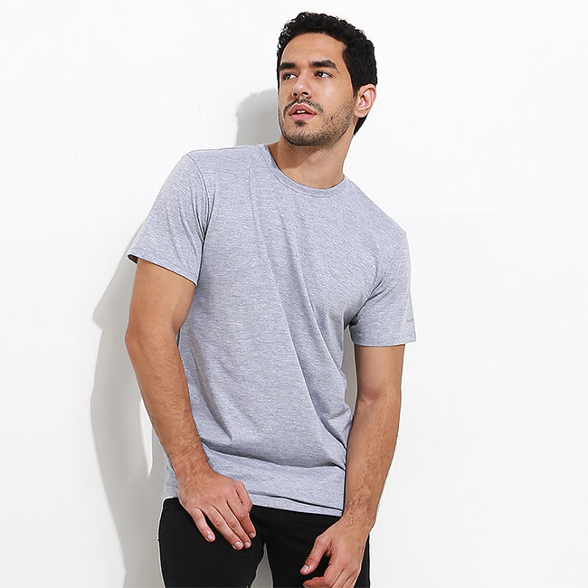 Hush Puppies Pakaian Underwear Pria Crew Neck Tee In Gray