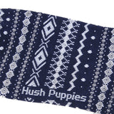 Chris M Crew Socks In Navy/Gray